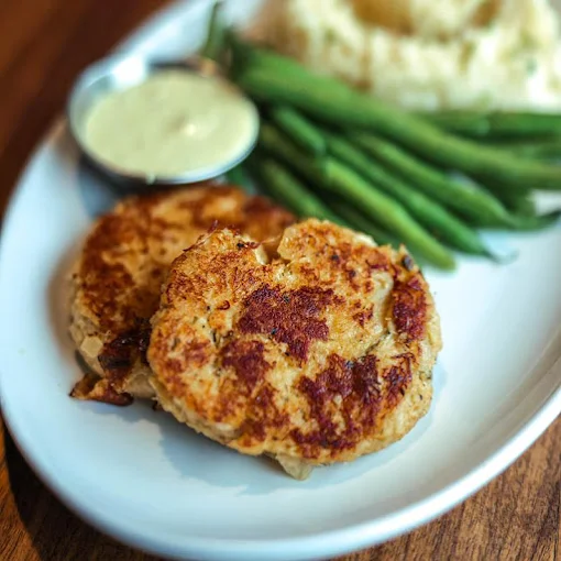 Crab cakes from Germantown Cafe kitchen
