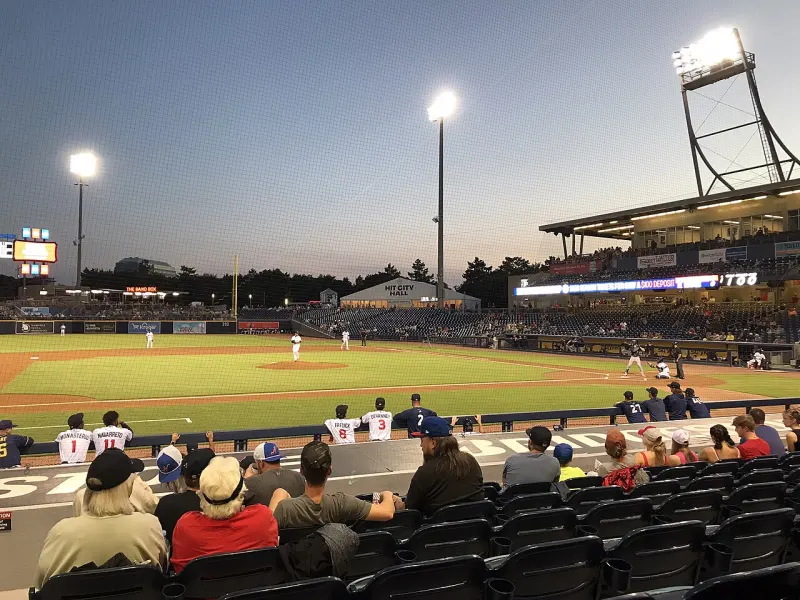 Night baseball game at First Horizon Park home of the Nashville Sounds