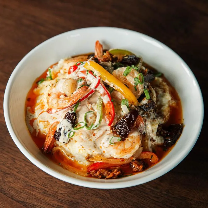 Shrimp and grits at Germantown Cafe
